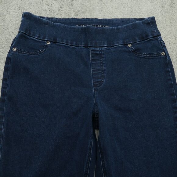 Chico's Jeans Women's Size 0.5 US-6 Blue Mid-Rise Pull On Skinny 26" Inseam - Picture 10 of 15